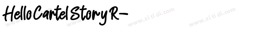 Hello Cartel Story R字体转换
